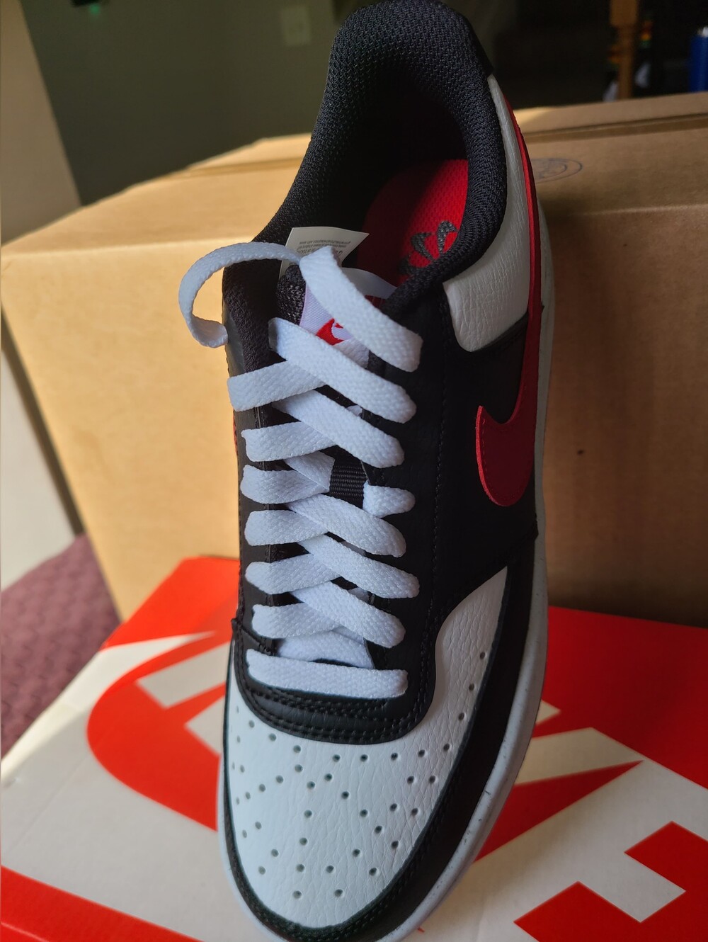 Nike Court Vision Low Women Size 5.5 Men Size 7 - Picture 3 of 4